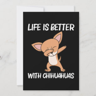 Det är bättre med Chihuahua Hund älskare Julkort