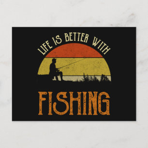 Det är bättre med fiske vykort