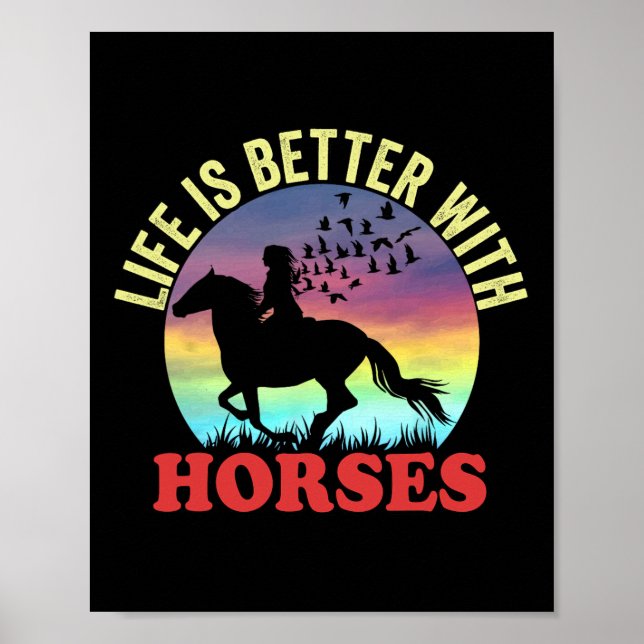 Det är bättre med  hästar p poster (Framsidan)
