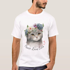 Det är bättre med katter. t shirt
