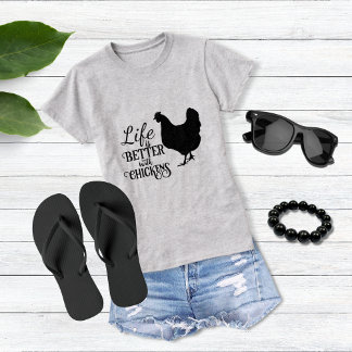 Det är bättre med kycklingar T-Shirt