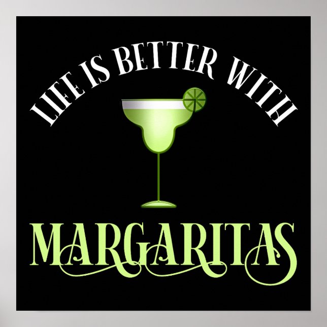 Det är bättre med Margaritas Poster (Framsidan)
