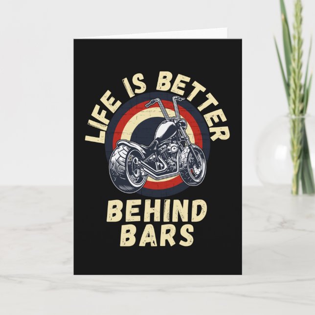 Det är bättre med motorcykeln i Pub Kort (Framsida)