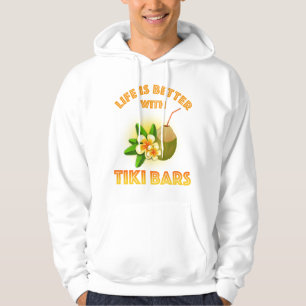 Det är bättre med Tiki Pub Hoodie