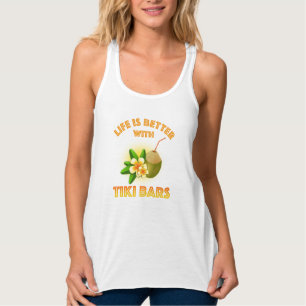 Det är bättre med Tiki Pub Linne Med Racerback