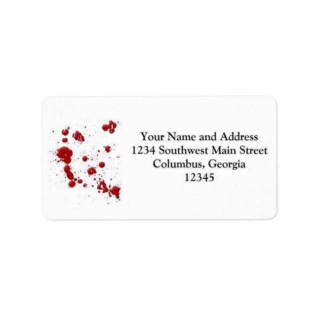 Det är blodet på din adressetikett (Framsidan)