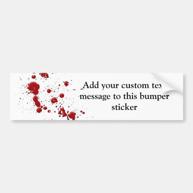 Det är blodet på din bildekal (Framsidan)