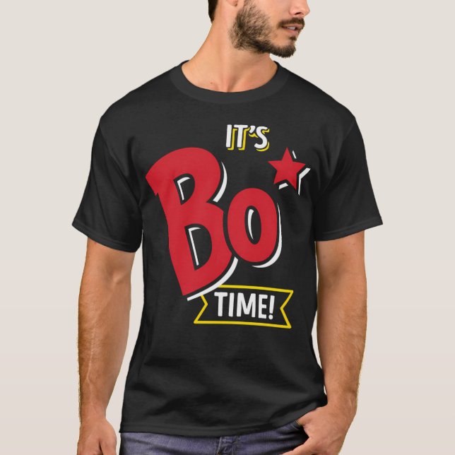 Det är Bo Time - Bojangles (vit text) T Shirt (Framsida)