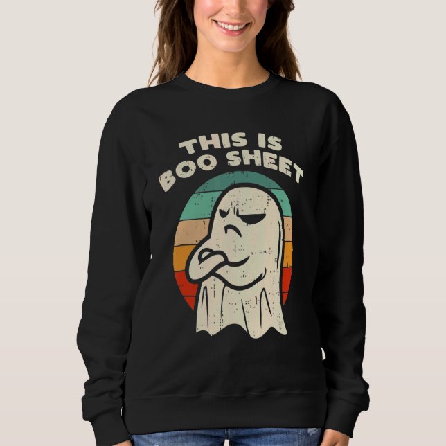 DET ÄR BOO LAKAN Ghost Retro Halloween T Shirt (Framsida)