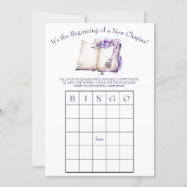 Det är början på ett nytt kapitel! BINGO spel Inbjudningar
