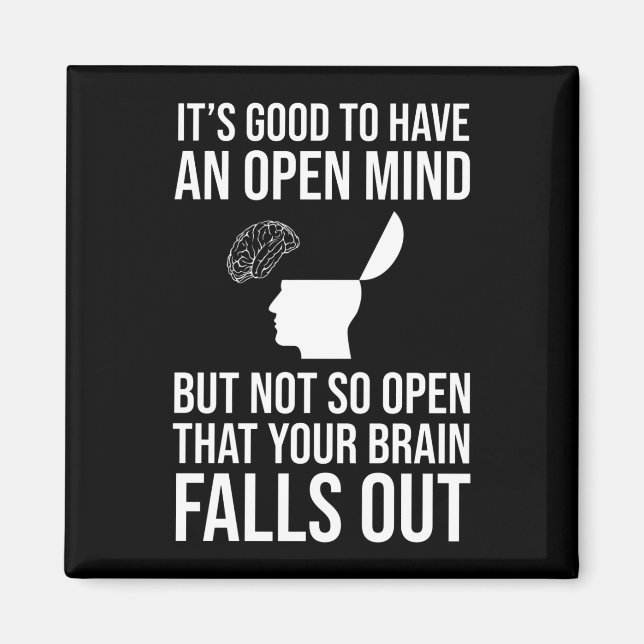 Det är Bra att ha ett öppet sinne-sunt skeptiskt Magnet (Framsidan)