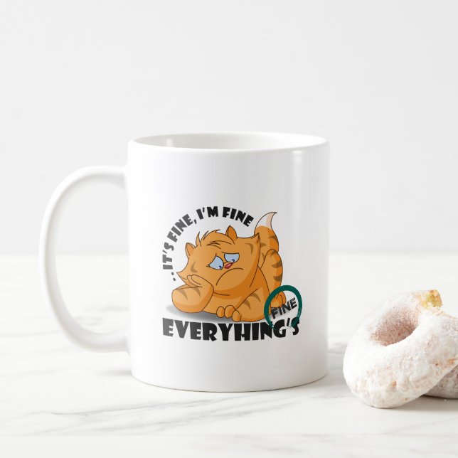 Det är bra att jag är bra Allt är bra | #11 Kaffemugg (Med munk)