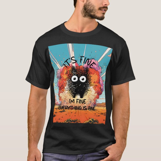 Det är Bra att jag är Bra allt är Bra T Shirt (Framsida)