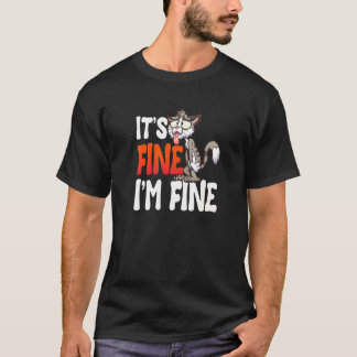 Det är Bra att jag är Bra Cat Girlkompis Cat T Shirt