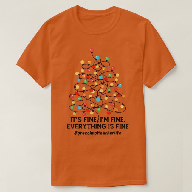 Det är Bra att jag är Bra  Ljus Preschool Teac T Shirt (Design framsida)