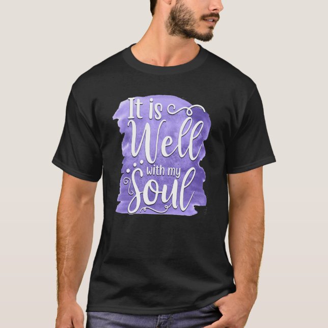 Det är bra att min själ säger 2 t shirt (Framsida)
