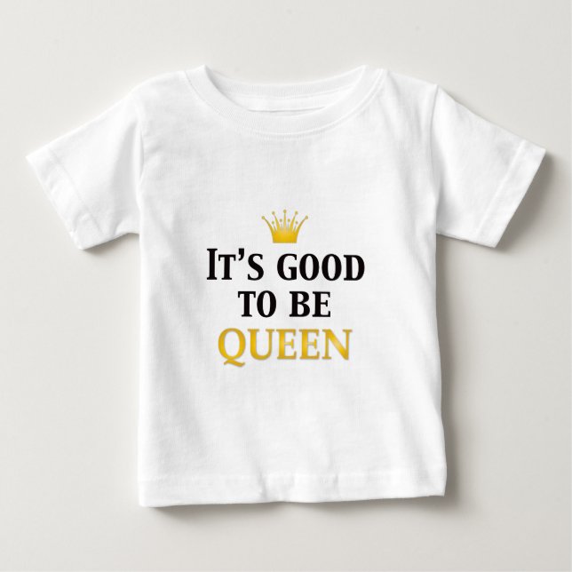 Det är Bra att vara drottning! T-shirt (Framsida)