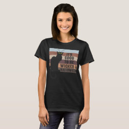 DET ÄR BRA ATT VARA ELAK rolig halloween katt T Shirt