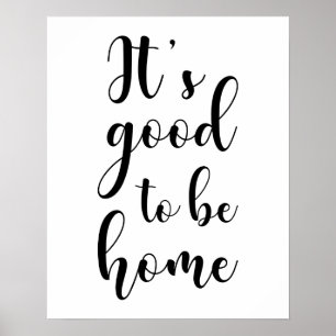 Det är Bra att vara hemma och Poster
