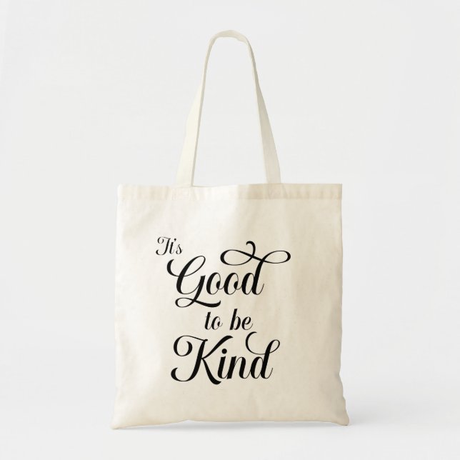 Det är bra att vara snäll Totebag Tygkasse (Framsidan)