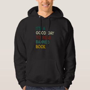 Det är Bra dag att läsa Bok Bibliotek Hoodie