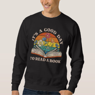 Det är Bra dag att läsa Bok Funny Bibliotek Lång Ärmad Tröja