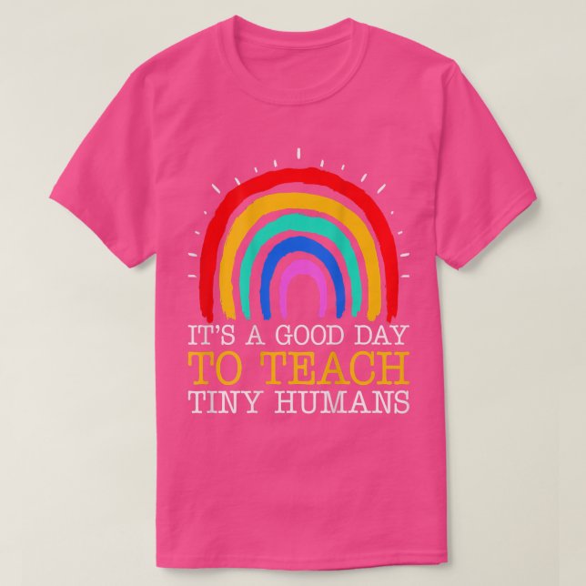 Det är Bra Dag för att lära sig små människor. T Shirt (Design framsida)