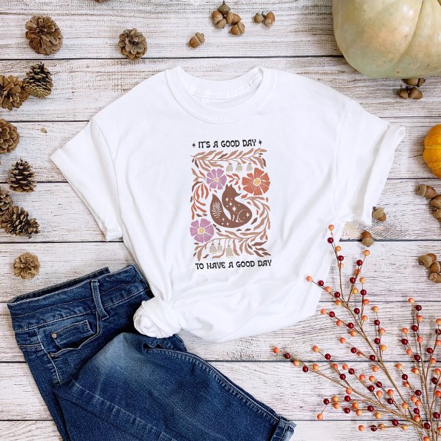 Det är Bra Day Boho inspiration Quote T Shirt (Skapare uppladdad)