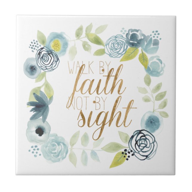 Det är bra - gå vid Faith Inte vid synen Kakelplatta (Framsidan)