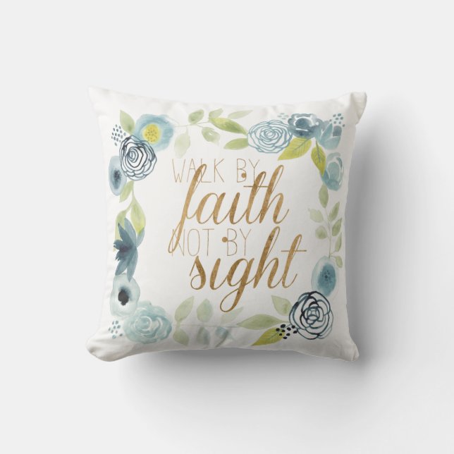 Det är bra - gå vid Faith Inte vid synen Kudde (Framsida)