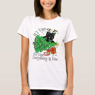 Det är bra, jag mår bra, allt är bra, kul jul t shirt