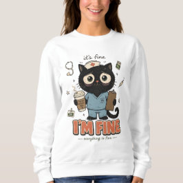 Det är bra, jag mår bra, allt är bra, rolig sjuksk t shirt