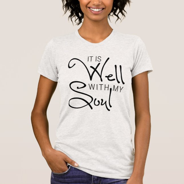 Det är bra med min Dam i Soul Hymn T Shirt (Framsida)