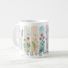 Det Är Bra Med Min Själ Blommig Mugg