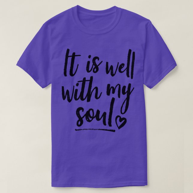 Det är bra med min själ t shirt (Design framsida)