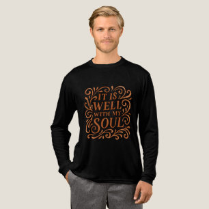 Det är bra med min själ typografi t shirt