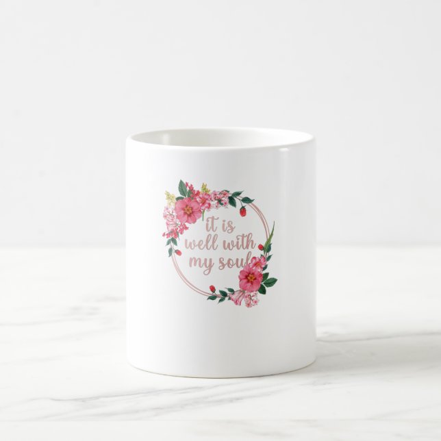 Det är bra med mina sjungande kvinnor kaffemugg (Center)