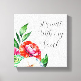 Det är bra med mitt själsligt brända Kanvastryck