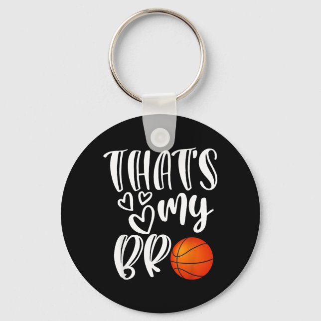 Det är Bror Basball Syskon Kusin Present Spel Nyckelring (Framsida)