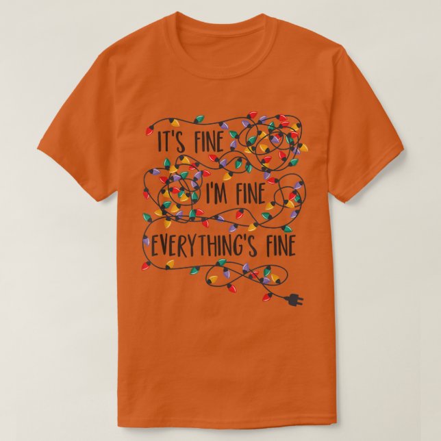 Det är Bror jag är Bror Allt är Brans jul T Shirt (Design framsida)