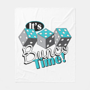 Det är Bunco-tid! Fleecefilt