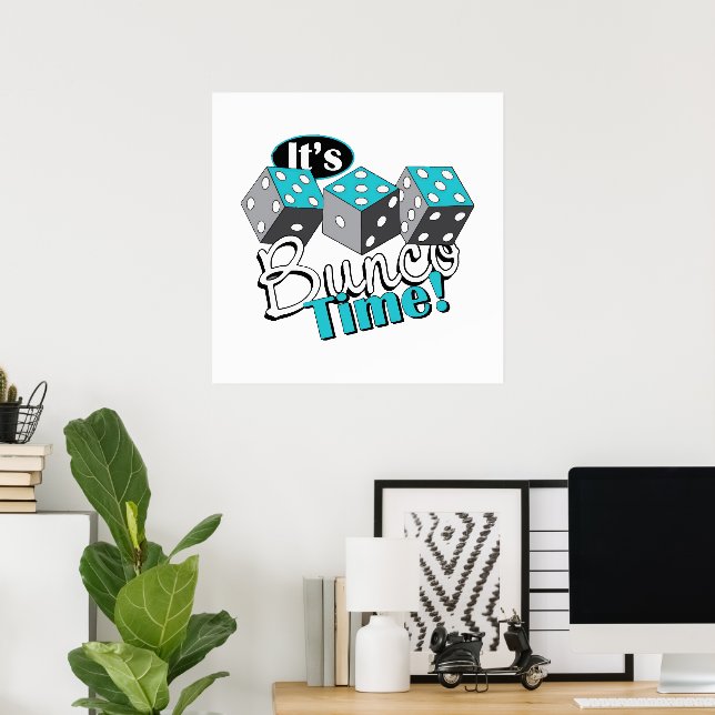 Det är Bunco-tid! Poster (Hemmakontoret)