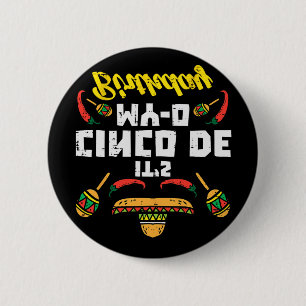 Det är Cinco De My-o födelsedag född på mexikansk Knapp