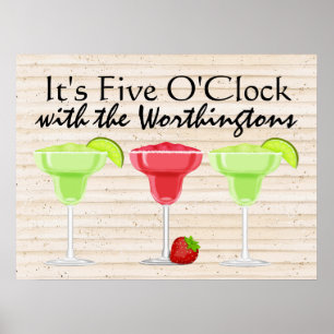 Det är Cocktail-timmen Poster