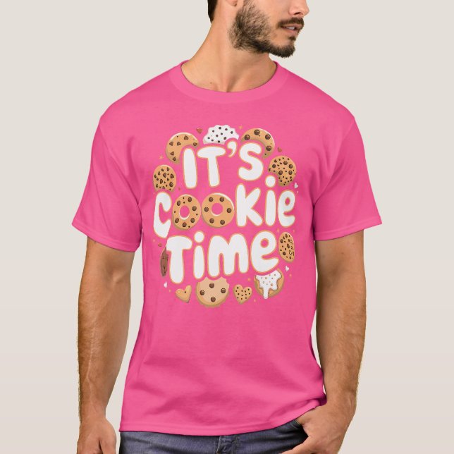 Det är Cookie Time Scout Girl Funny Cookie Dealer  T Shirt (Framsida)