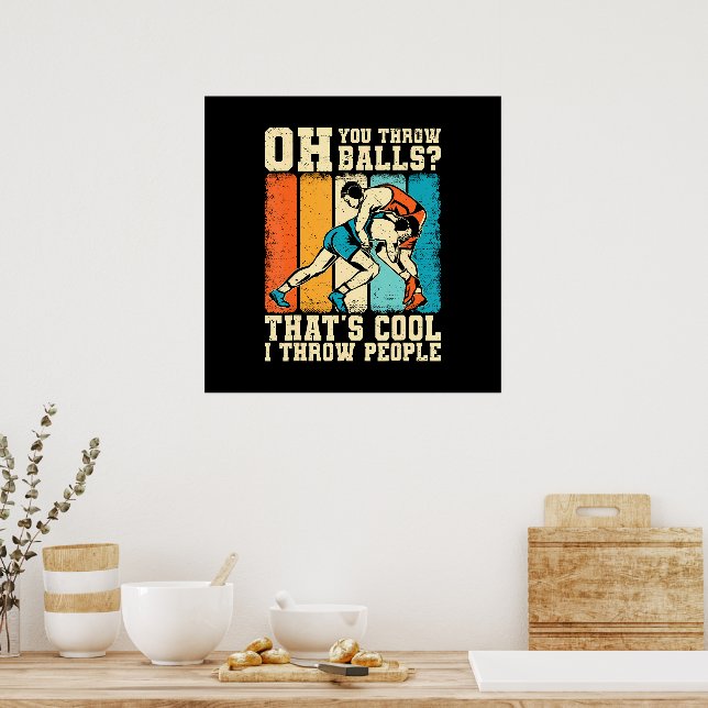 Det är coolt jag kastar människor poster (Kök)
