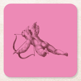 Det är Cupid Romantic Underlägg Papper Kvadrat