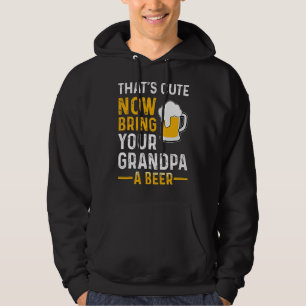Det är Cute, få din morfar en öl-mikrobrew-Skutt Hoodie