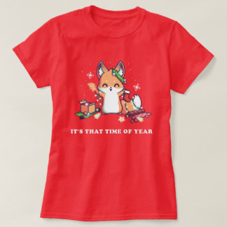 DET ÄR DAGEN AV ÅRLIGA FOX-Jristmas T Shirt