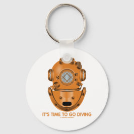 Det är dags att dö (Deep Sea Diving Helmet) Nyckelring